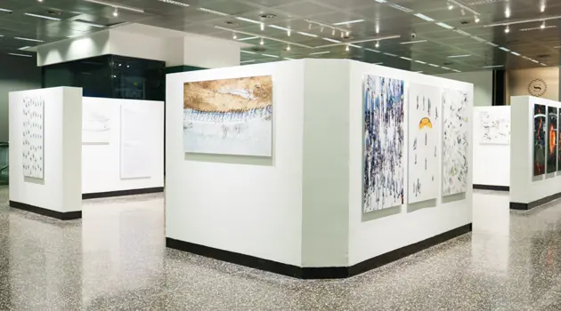 "White Entropy": art meets travel at Malpensa