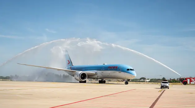 First direct flight Bari-New York operated by Neos