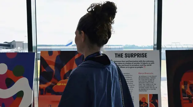 The exhibition "SEA MAG on Display" at Malpensa