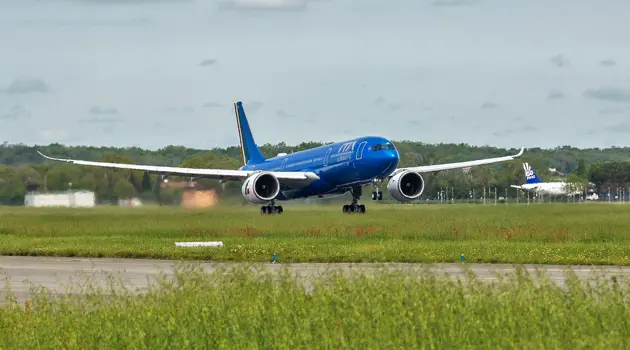 ITA Airways. The first Airbus A330-900.