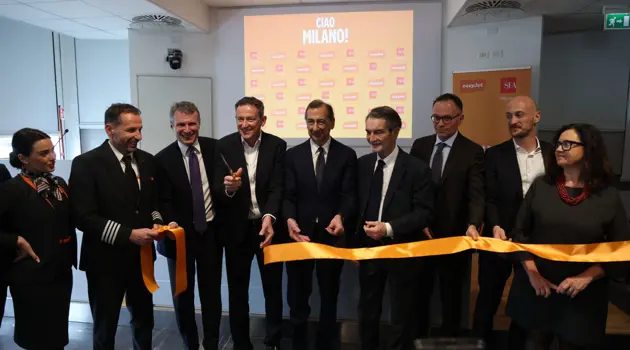 New easyJet base at Linate