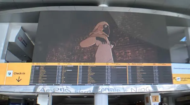 Naples 2500 in flight: Rak's short film at check-in