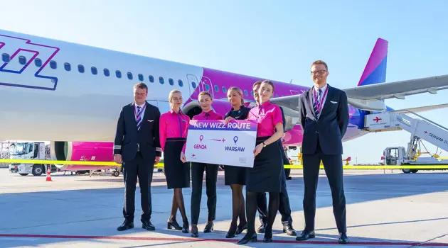 New Genoa-Warsaw route with Wizz Air