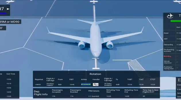 The digital twin of Milan Bergamo Airport