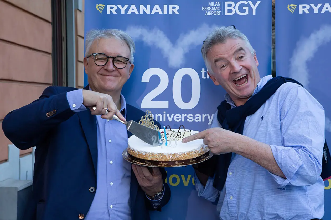 Emilio Bellingardi e Michael O'Leary.