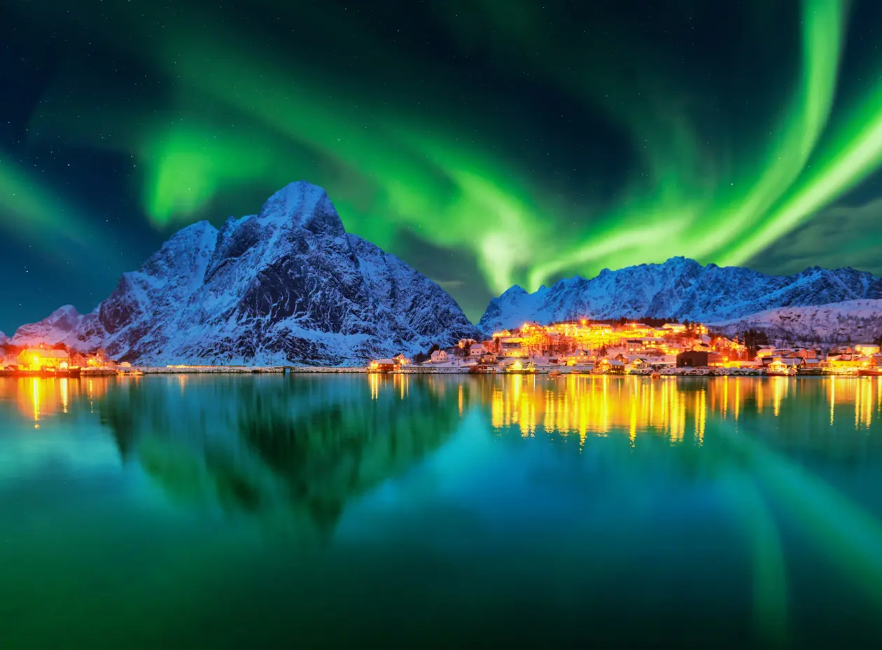 Aurora Borealis Photo: Copyright © Sisterscom.com / Depositphotos