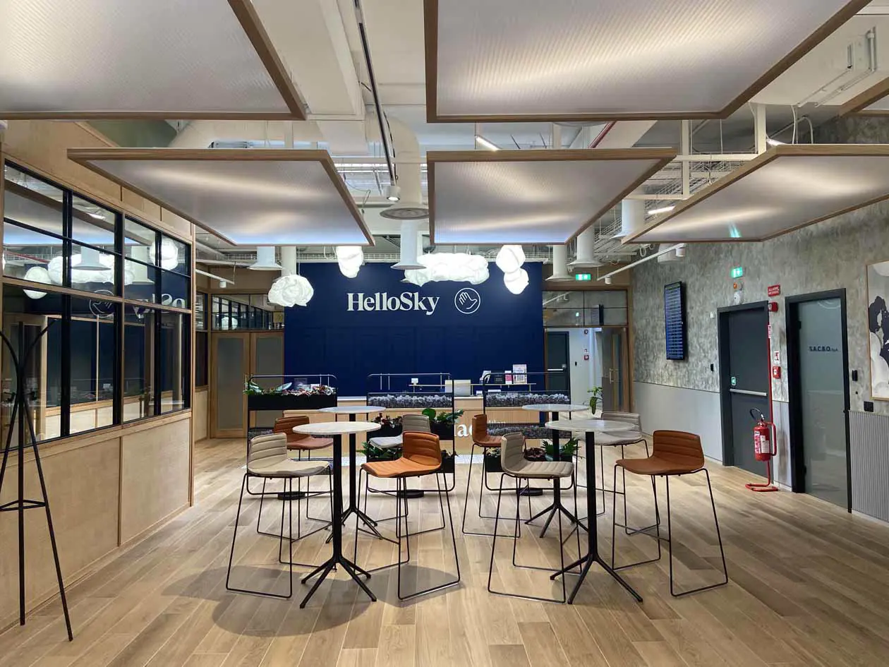 Hellosky Lounge all'Aeroporto di Milano Bergamo. Foto: Copyright © Sisterscom.com