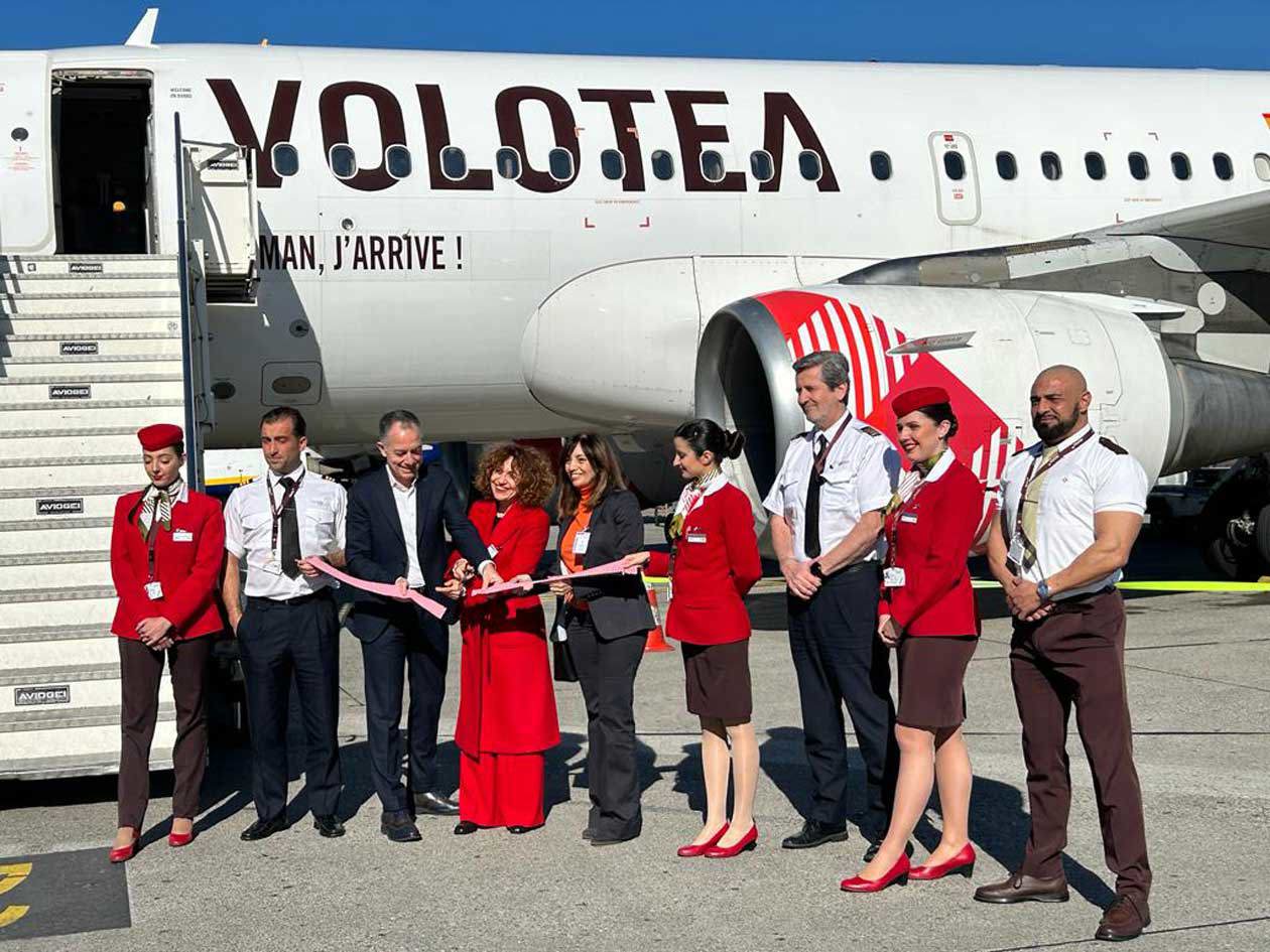 Inaugurazione del volo per Oviedo di Volotea all'aeroporto di Milano Bergamo. Foto: © Ufficio Stampa Volotea,