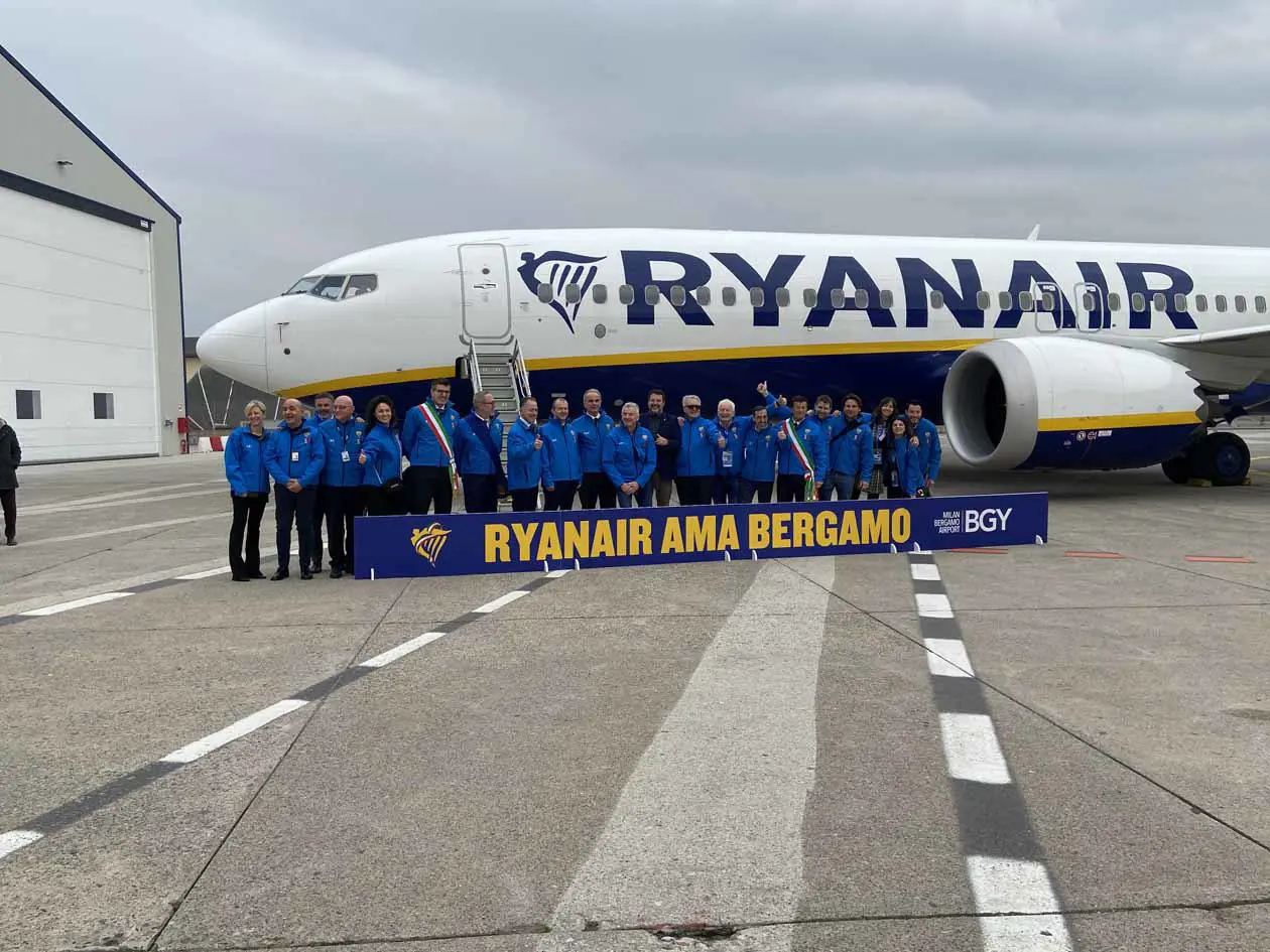 Inaugurazione dei 2 nuovi hangar Ryanair per la manutenzione presso l'aeroporto di Milano Bergamo. Foto: Copyright © Avion Tourism Magazine. 