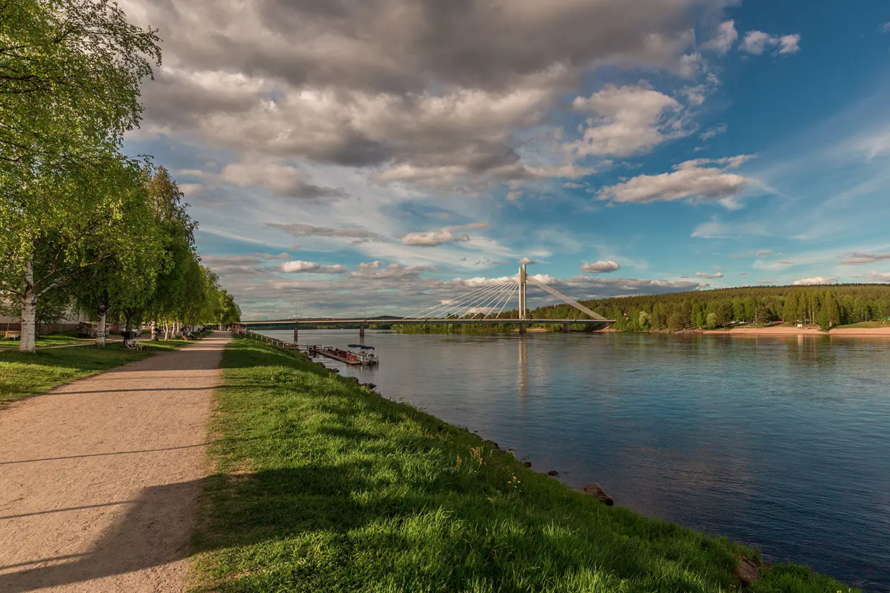 Lumberjacks Candle Bridge a Rovaniemi. Copyright © Ente del Turismo Finlandese