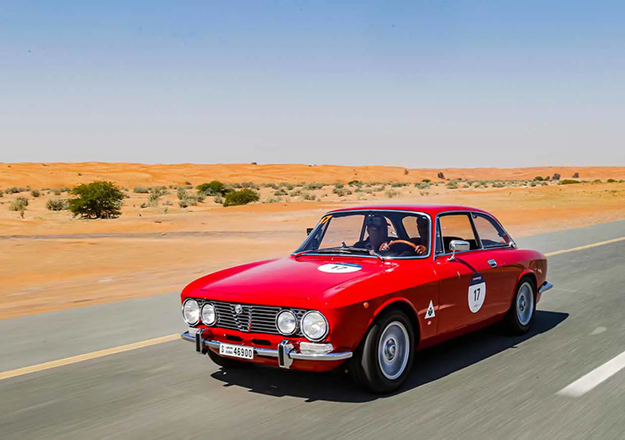 1000 Miglia Experience UAE. Prologue day 1. Copyright © Octanium Experiences LLC.