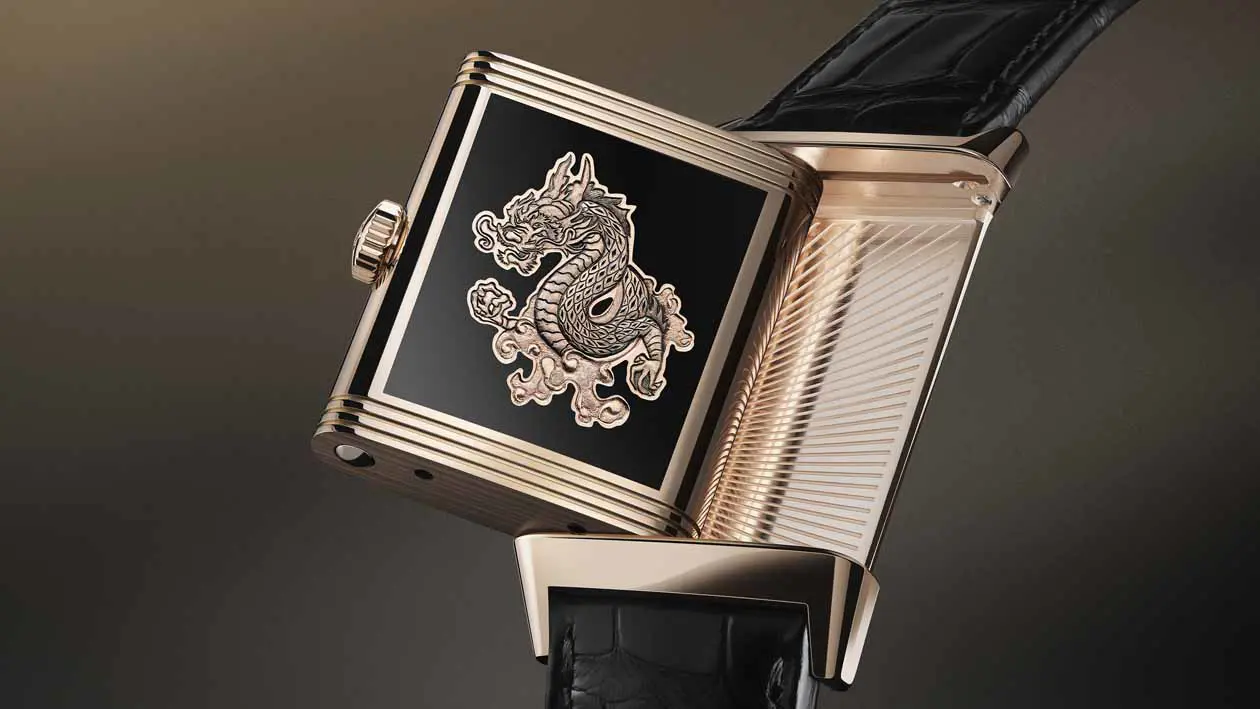 Reverso Tribute Enamel “Dragon” di Jaeger-Lecoultre. Copyright © Jaeger-Lecoultre.