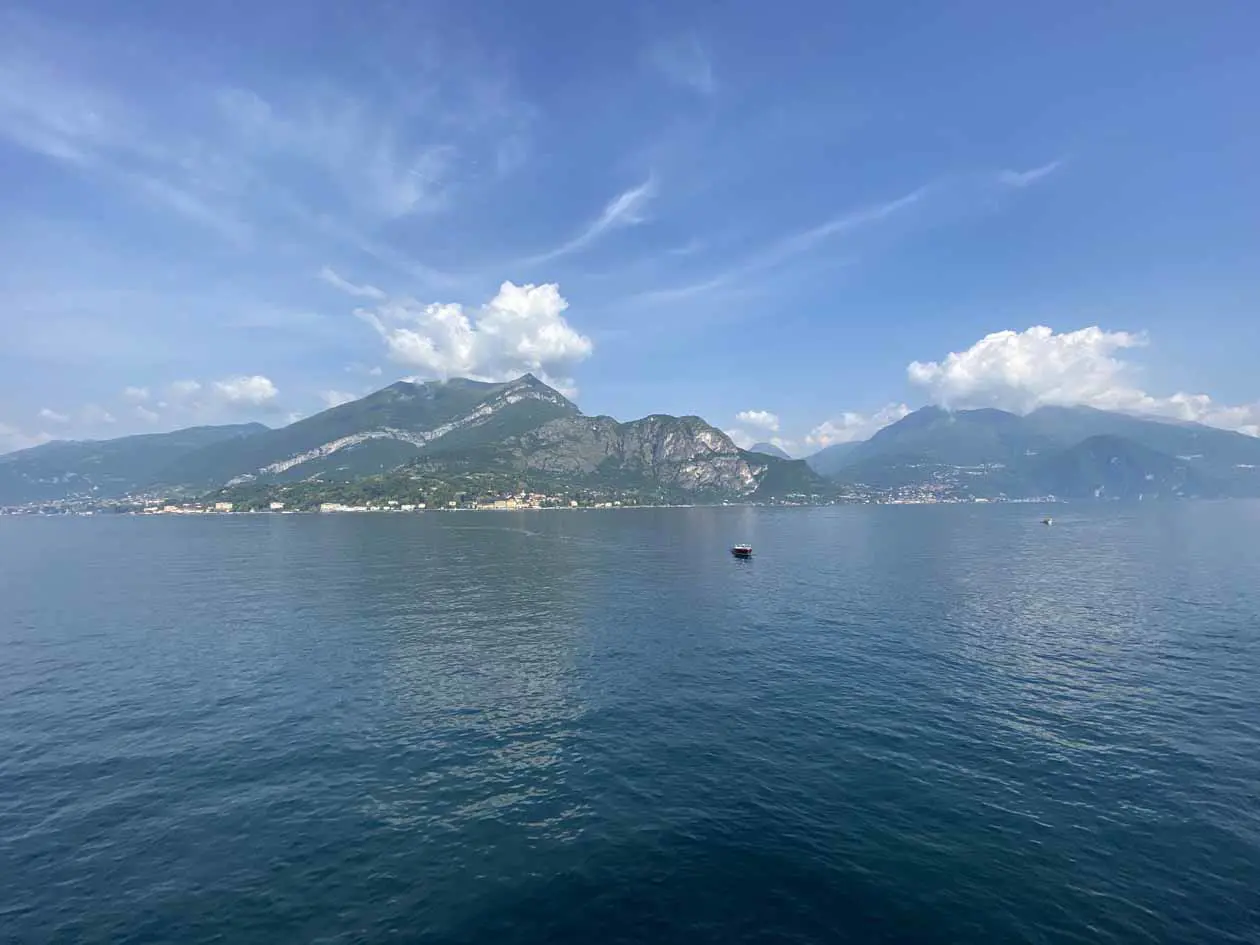 Il lago di como, vista da Bellagio