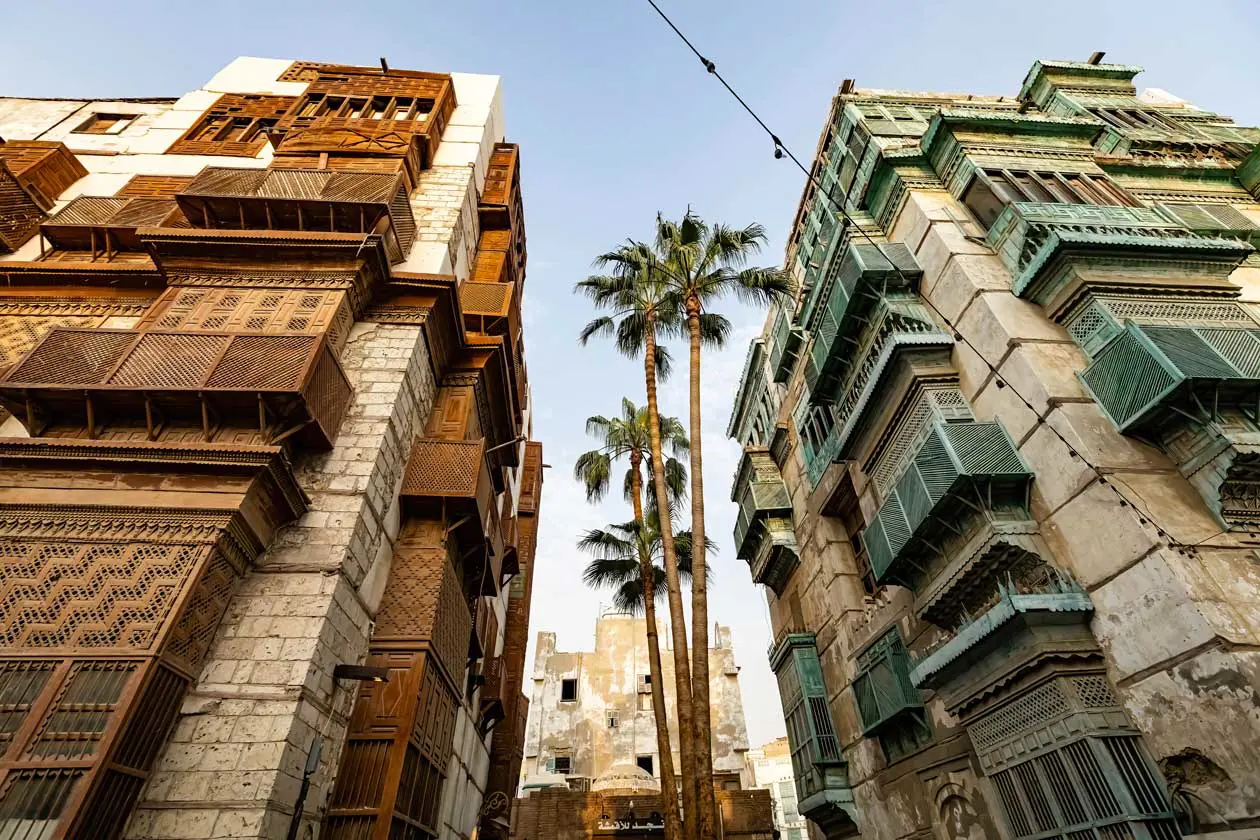 Jeddah,&nbsp;quartiere Al-Balad, Patrimonio dell'Umanità&nbsp;Copyright © Sisterscom.com /&nbsp;Depositphotos