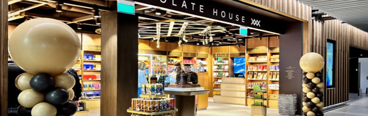 Chocolate House nella Lounge 1 di Schiphol