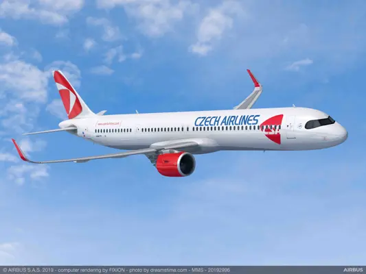 Czech Airlines ordina 4 Airbus A220 e cambia l’ordine di 3 A320neo con 3 A321XLR 