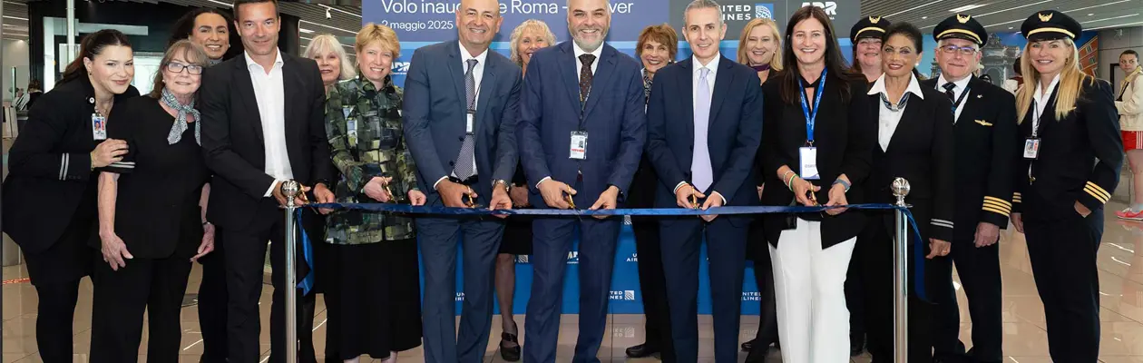 Primo volo diretto Fiumicino-Denver con United Airlines