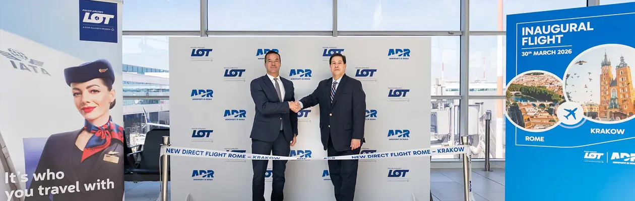 LOT Polish Airlines launches direct flights between Rome and Krakow
