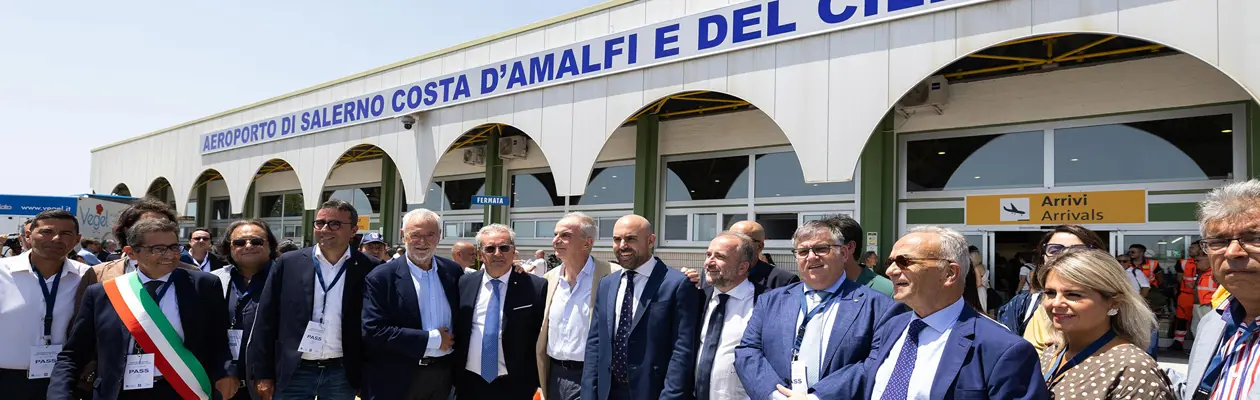 Nuova identità per l'aeroporto di Salerno
