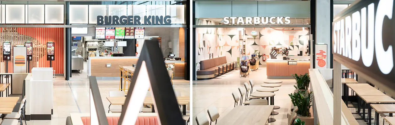 Burger King e Starbucks a Berlino Brandeburgo