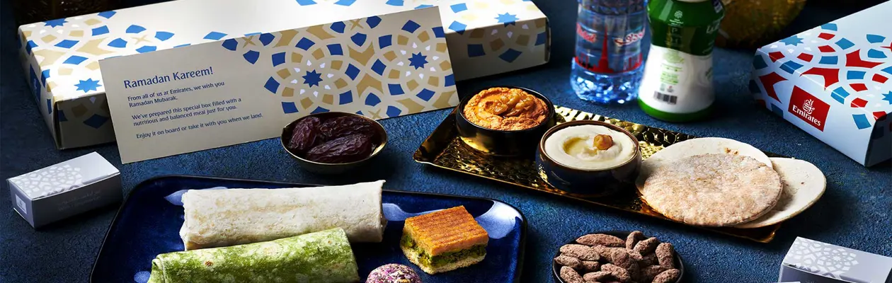 Ramadan with Emirates: special services on board and at the airport