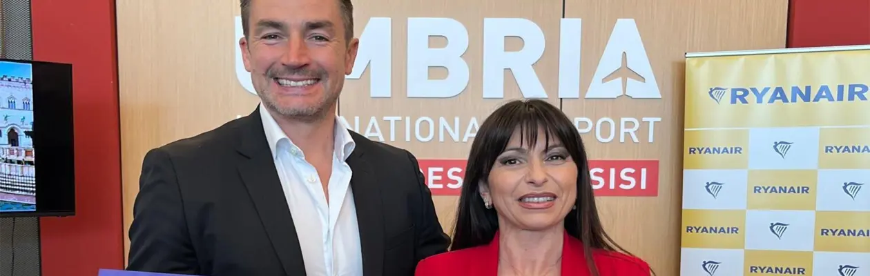 Ryanair cresce in Umbria