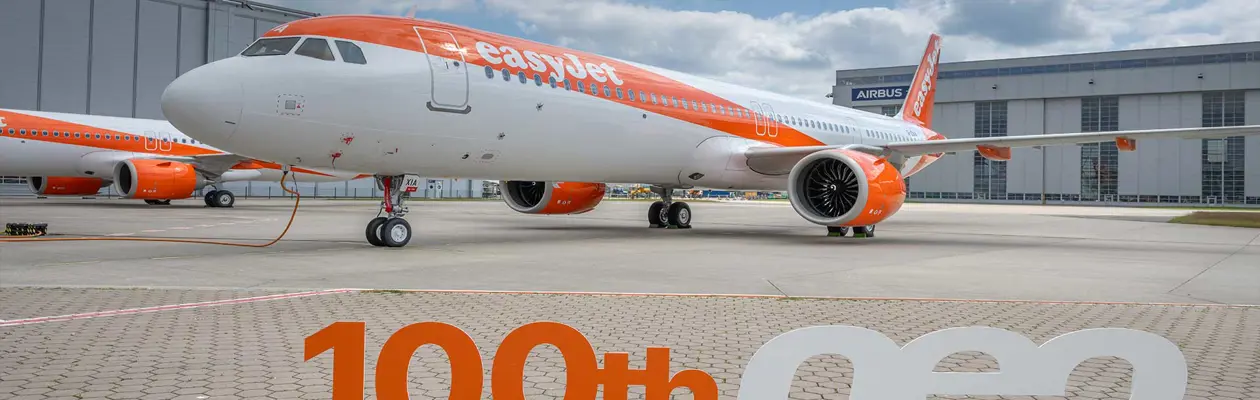 easyJet receives 100th A320neo