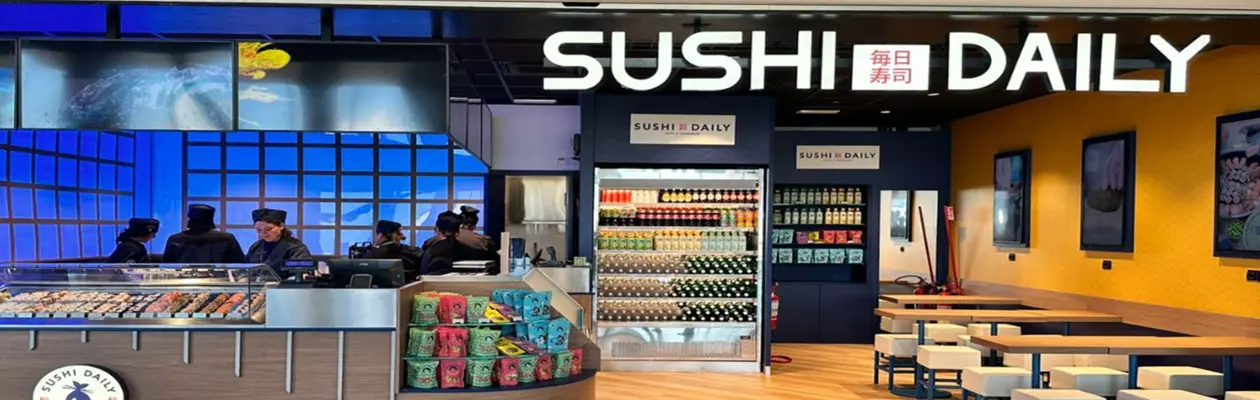 Sushi Daily debuts in airport travel retail in Milan Bergamo