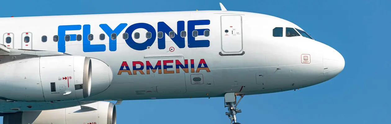 FlyOne Armenia flies from Milan Bergamo Airport to Yerevan