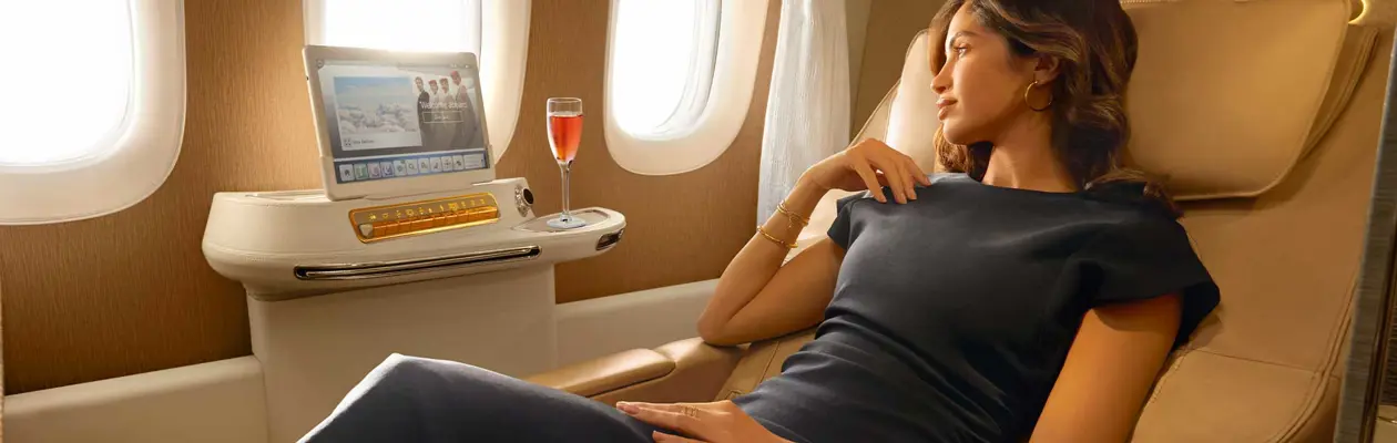 Emirates serves Dom Pérignon Rosé 2009 in First Class
