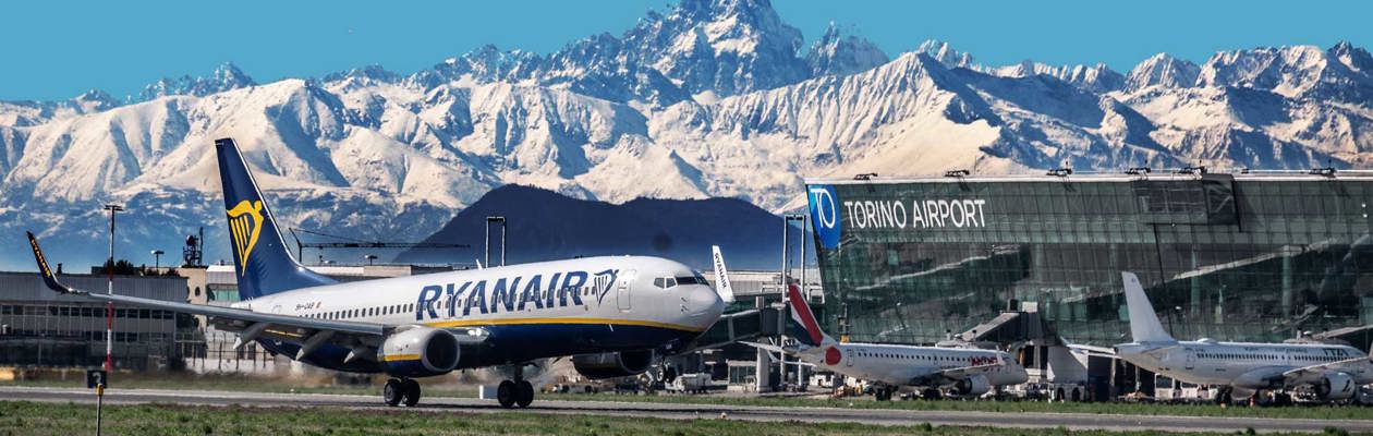 I voli di Ryanair per l'estate all'aeroporto di Torino