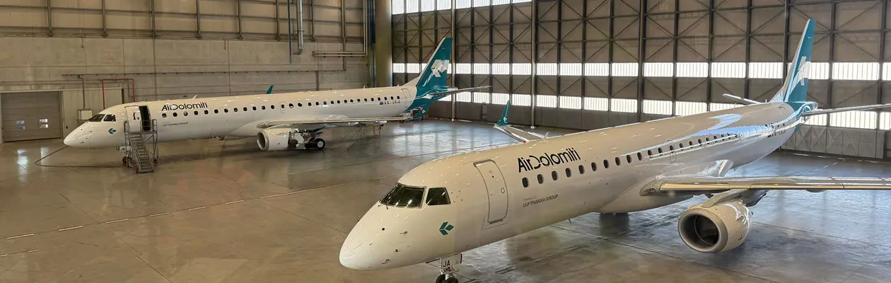 Air Dolomiti rinnova la flotta con gli Embraer E195
