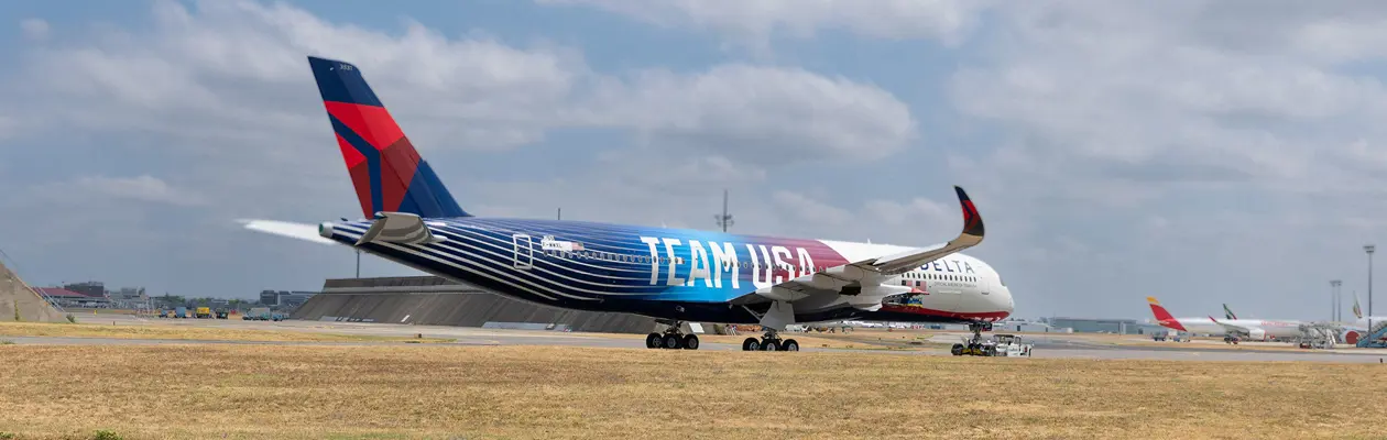 Delta unveils special livery for the Milan Cortina 2026 Olympic Winter Games