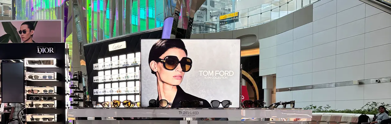 Tom Ford Eyewear debutta all'Abu Dhabi Duty Free