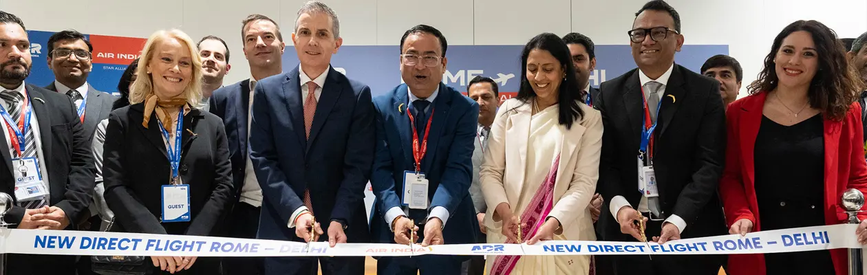 Nuovo volo diretto di Air India da Delhi a Roma Fiumicino