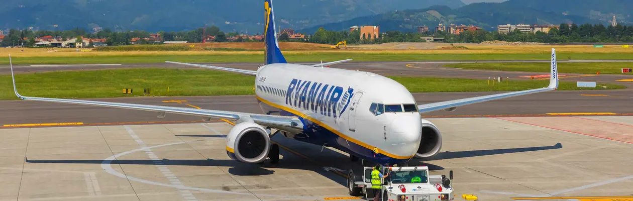 Ryanair torna a volare da Bergamo a Pescara