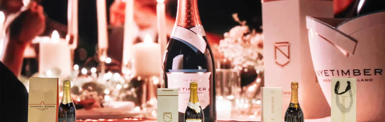 At Heathrow the best of English sparkling wine