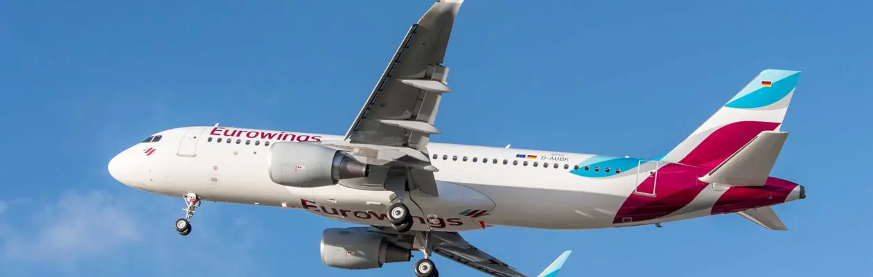 Sedia a rotelle a bordo di Eurowings