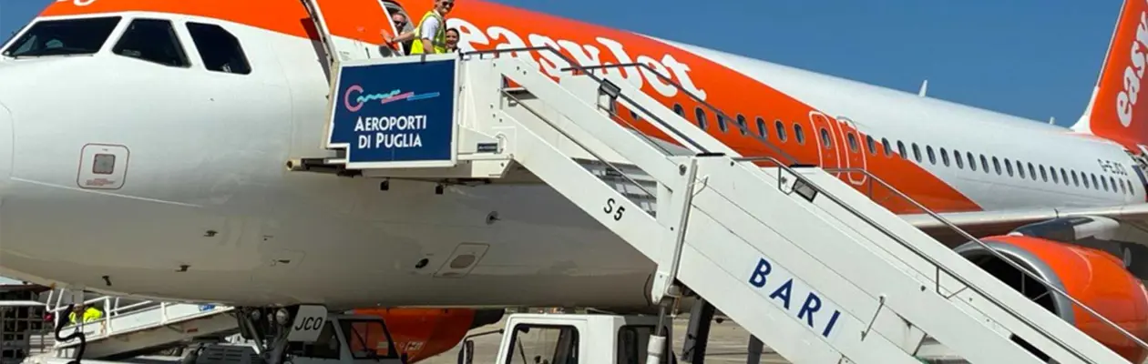 easyJet flies from Bari to London and Nice even in winter