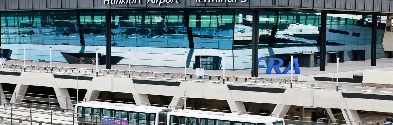 The new Terminal 3 at Frankfurt Airport