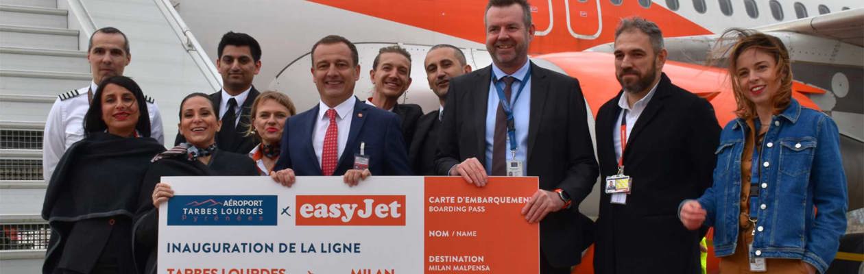 easyjet inaugura due nuove rotte per Lourdes e Cipro