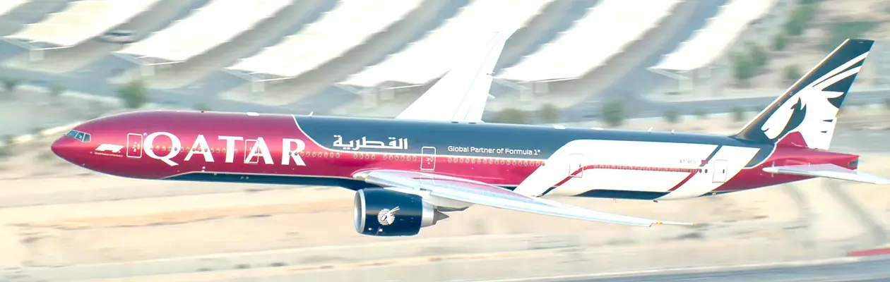 Qatar Airways lancia la nuova livrea dedicata alla Formula 1®