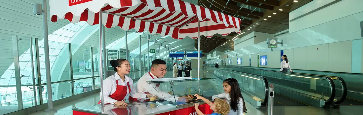 Gelato in omaggio per chi parte con Emirates dall'aeroporto di Dubai