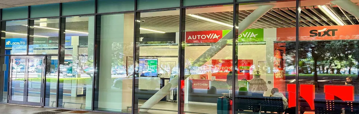 Nuova area autonoleggio dell’Aeroporto di Genova