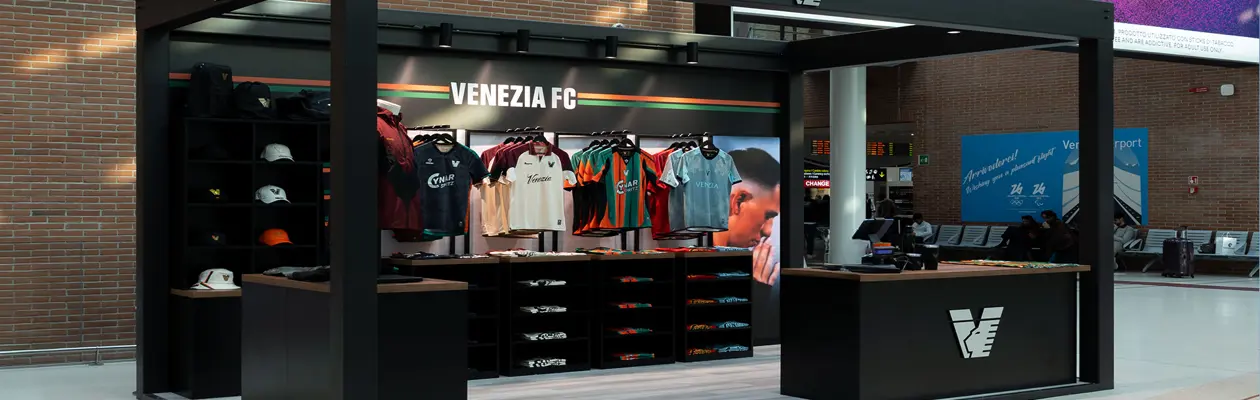 Venezia FC apre un nuovo store all’aeroporto Marco Polo