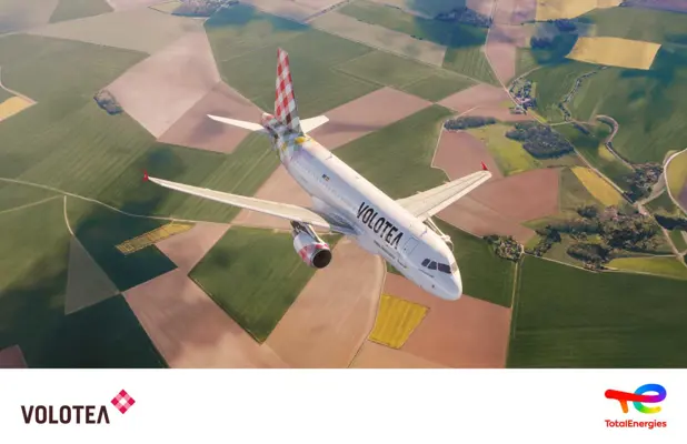 Volotea con TotalEnergies per il carburante sostenibile
