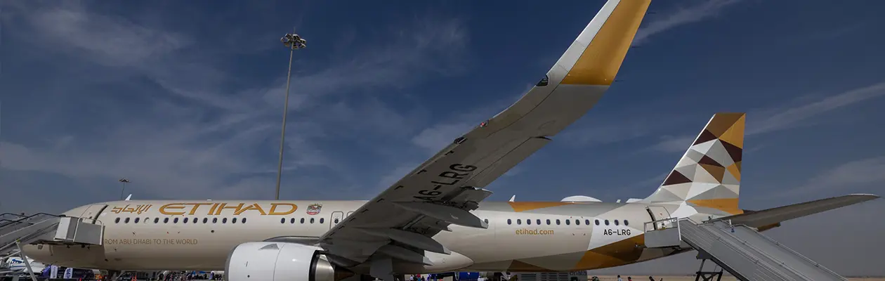Etihad Airways presenta al Dubai Airshow il nuovo Airbus A321LR con suite di Prima classe