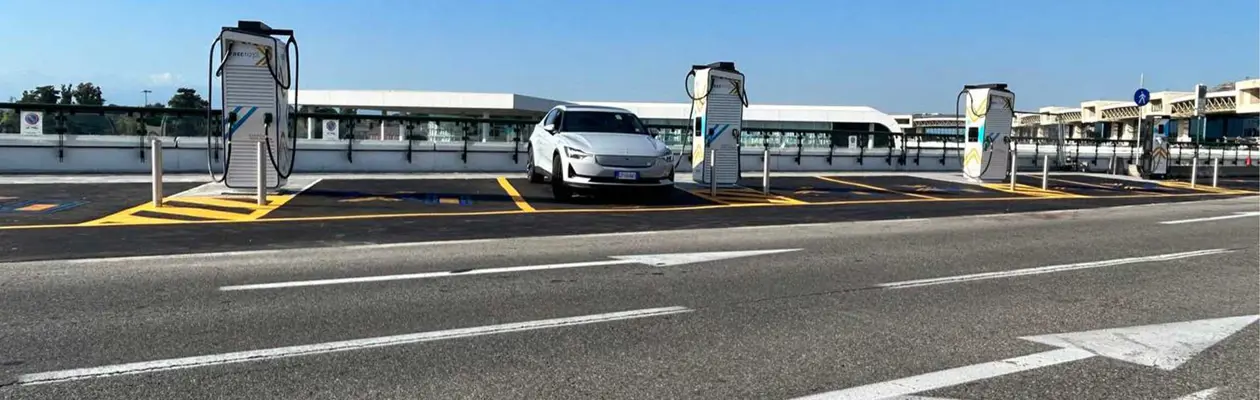 A Malpensa arrivano le colonnine di ricarica ultrafast