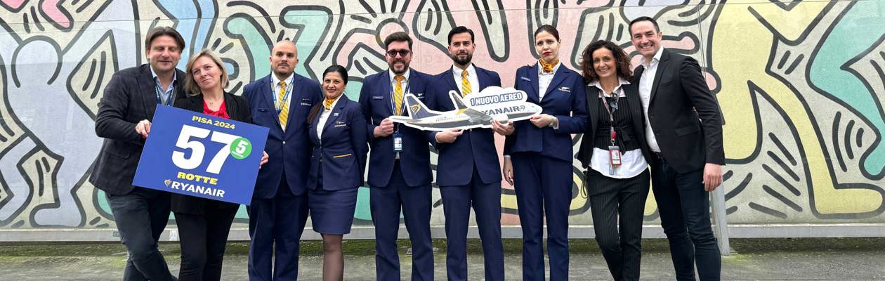 I voli di Ryanair da Pisa per l'estate 2024