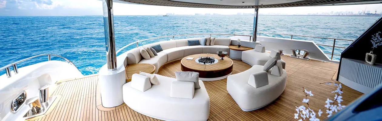 The superyacht Romeo 55 towards its world debut